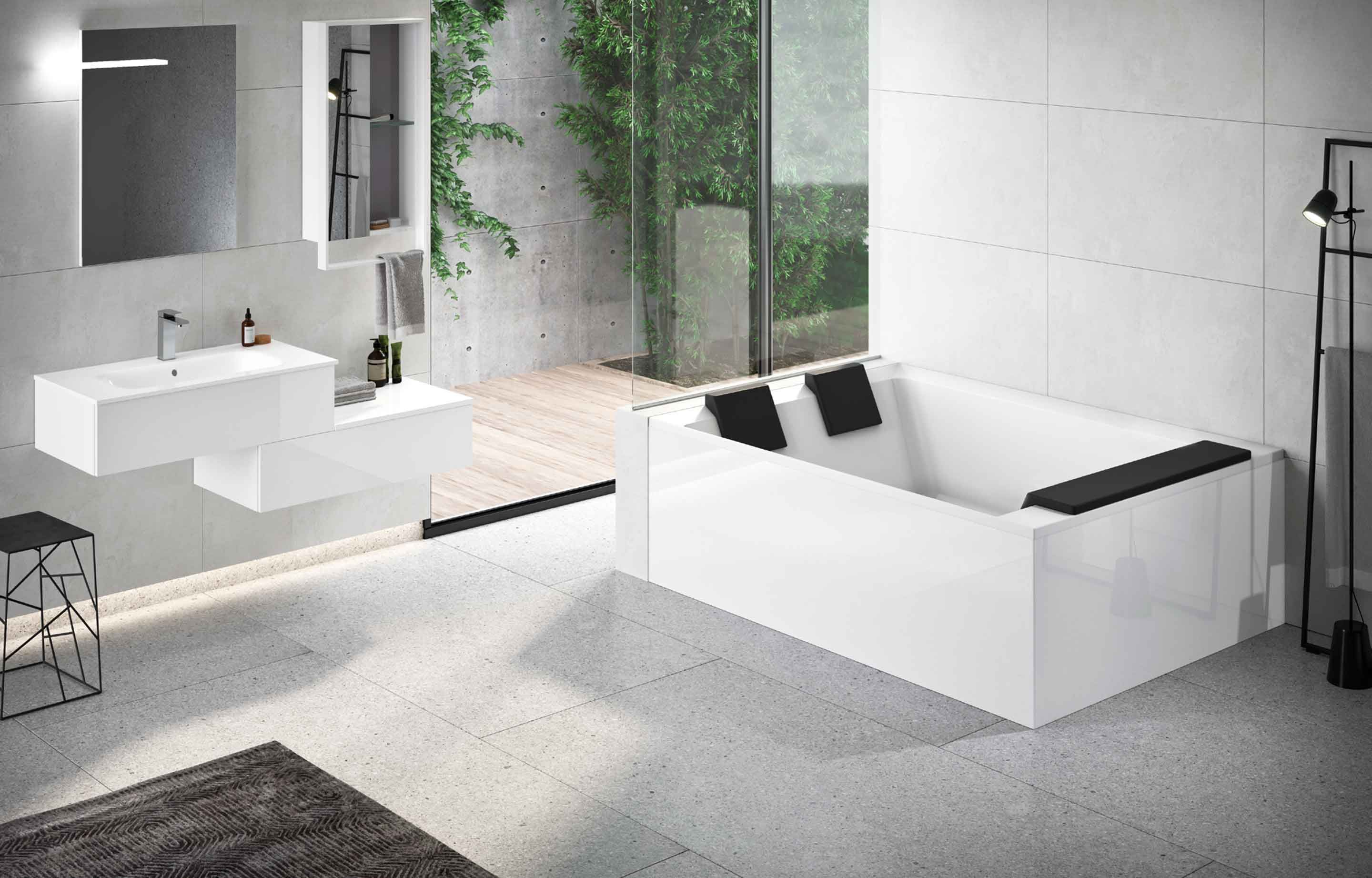 Vasche - Divina Dual - installazione ad angolo