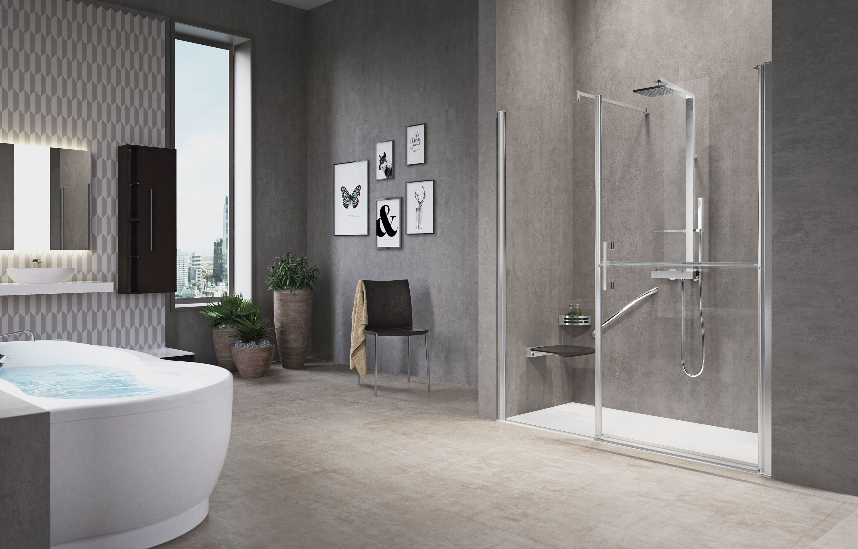 Box doccia - Free 1 G+F in linea
