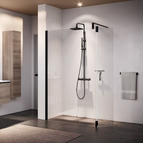 Docce walk-in - Giada HA con barra edge