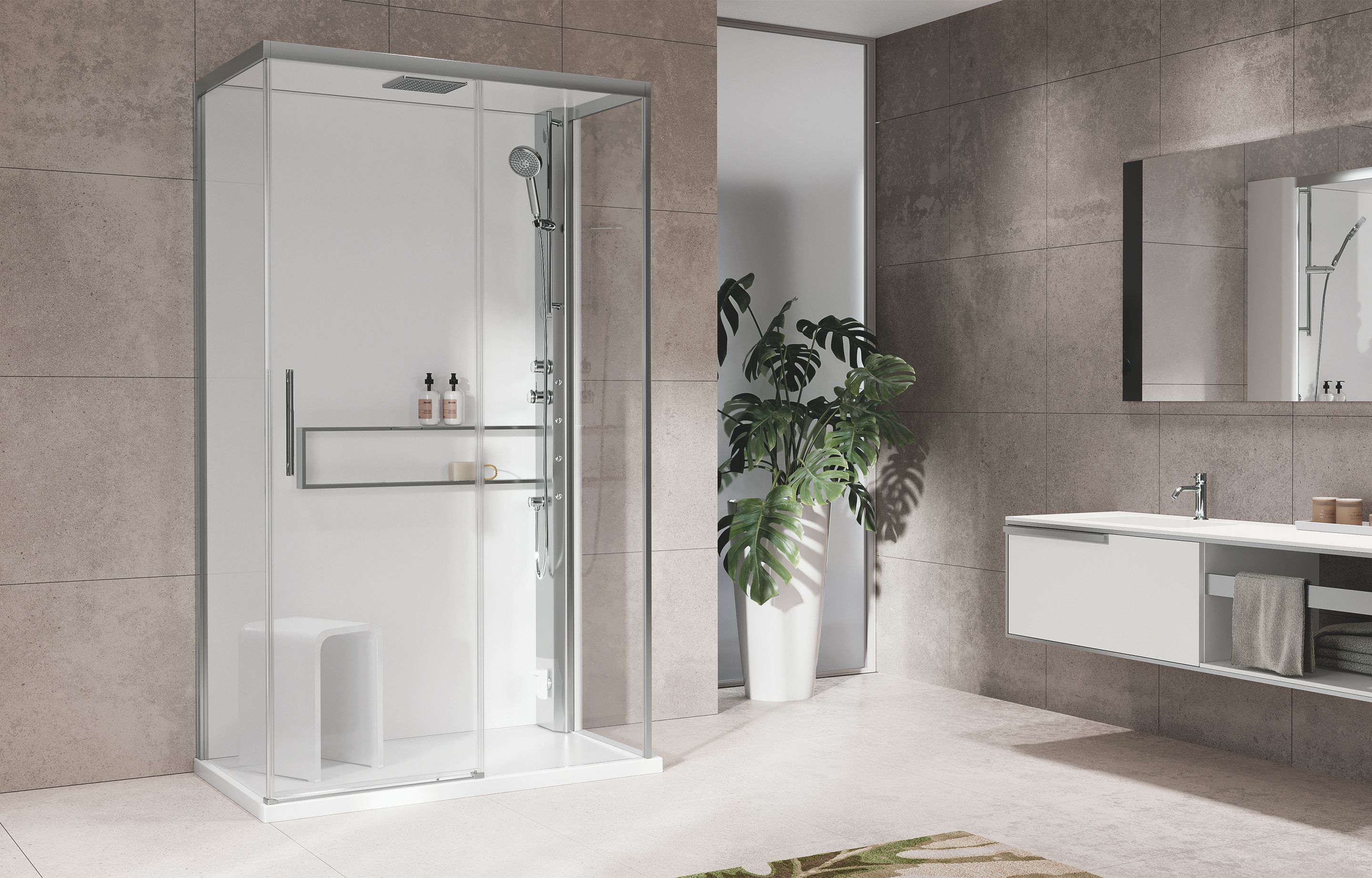 Cabine doccia - Glax 2 2P+2F