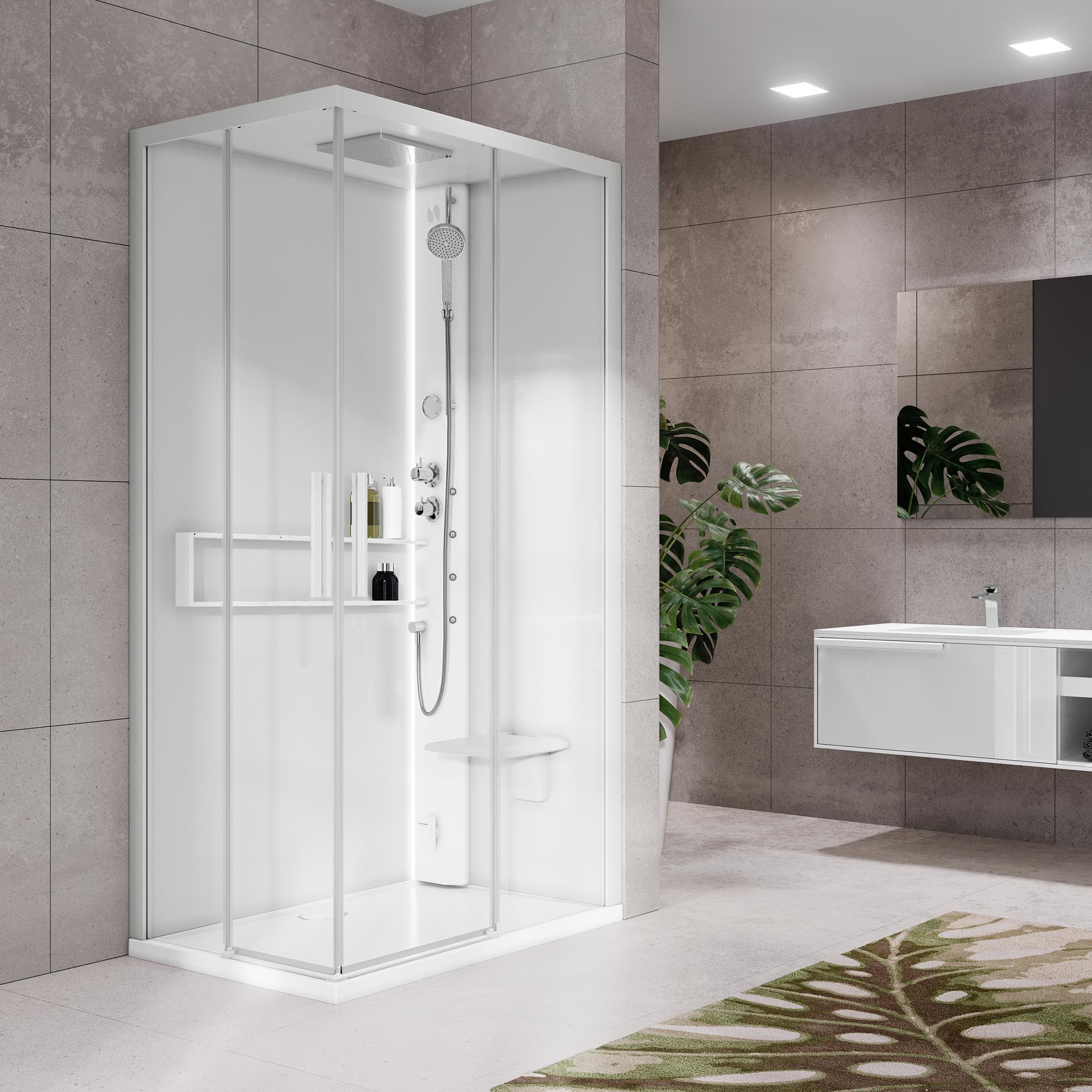 Novellini GLAX A box doccia 100x70 Novellini 